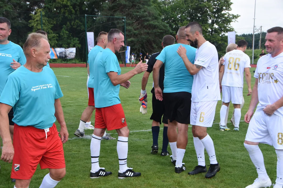 Zespół Pectus zagrał w piłkę nożną w Stoczku Łukowskim