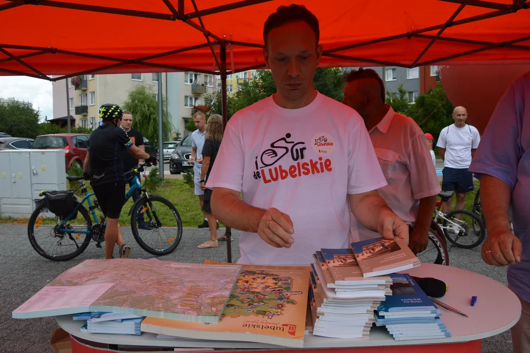 Rajd rowerowy Tour de Lubelskie w Poniatowej