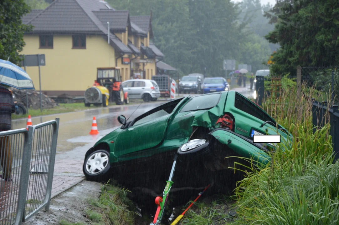 Wypadek drogowy w Ratoszynie Pierwszym