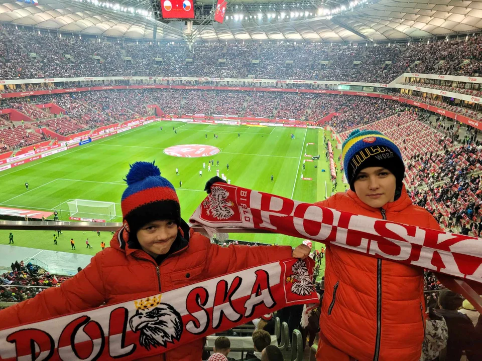 Grzegorz Osial amuletem reprezentacji! Pojawił się na telebimie Stadionu Narodowego (zdjęcia)