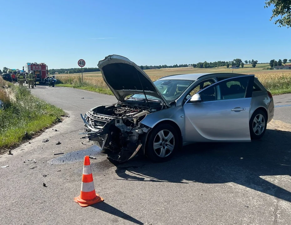 Powiat lubartowski: Wypadek w Wygnance. Jedna osoba w szpitalu