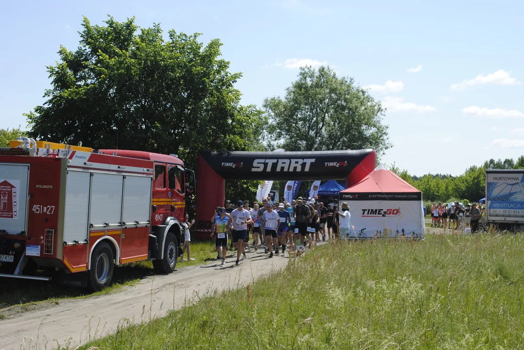 Start triathlonu nad Wieprzem