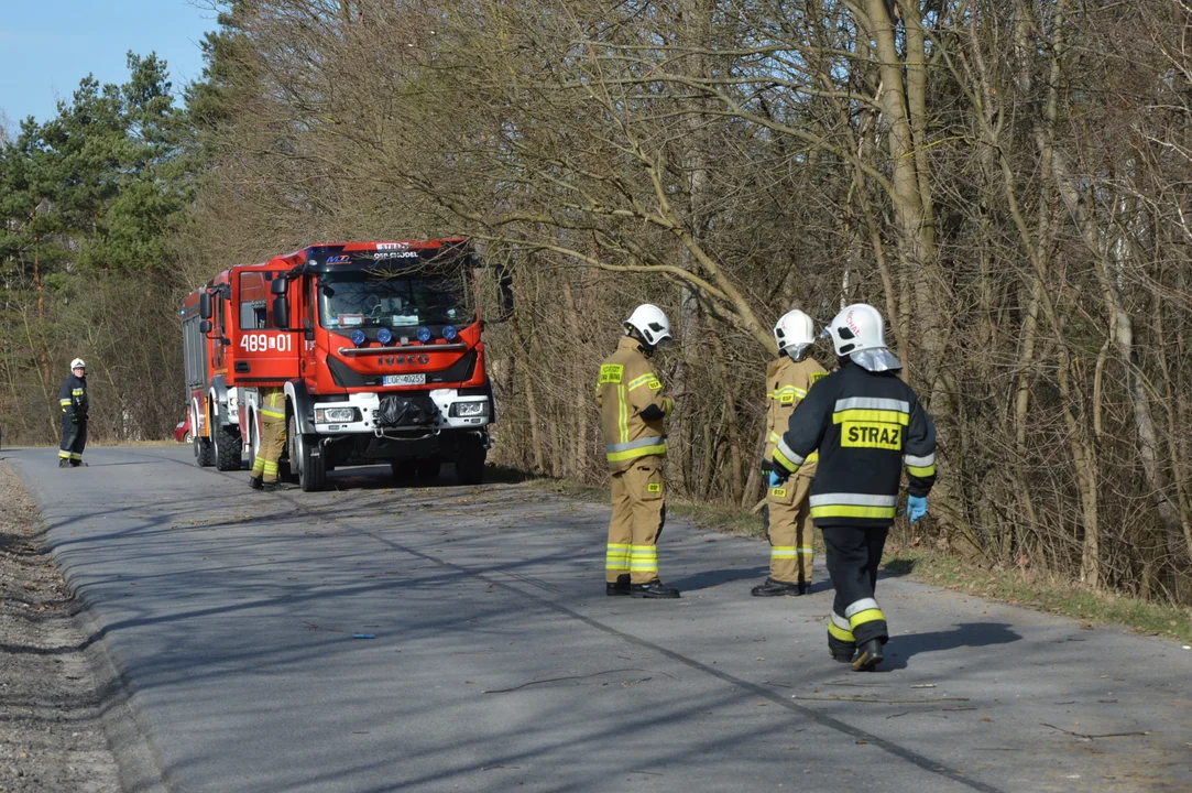 Wypadek drogowy w Kawęczynie