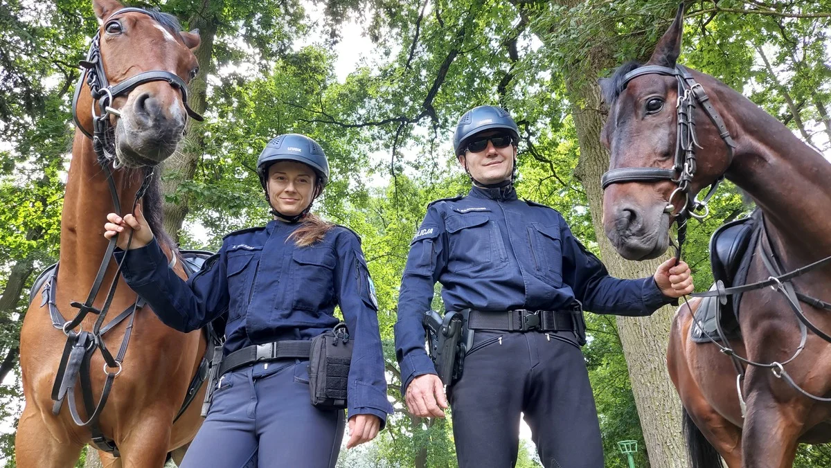 Województwo lubelskie: Policjanci patrolują granice na koniach