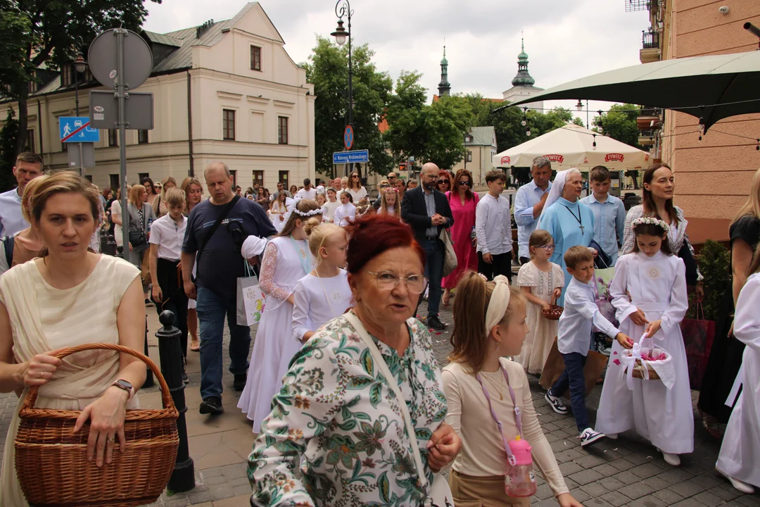 Procesja Bożego Ciała w archikatedrze lubelskiej