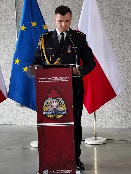 Zmiana na czele garwolińskich strażaków. Bryg. Tomasz Biernacki pożegnał się z komendą