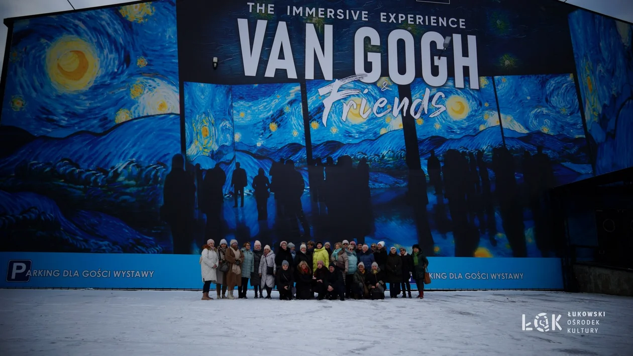 Słuchacze ŁUTW na wystawie „Van Gogh & Friends” oraz w Muzeum POLIN w Warszawie