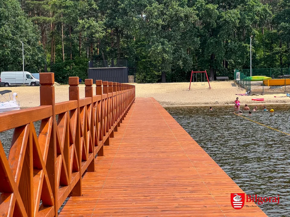 Biłgoraj: nowy pomost nad zalewem