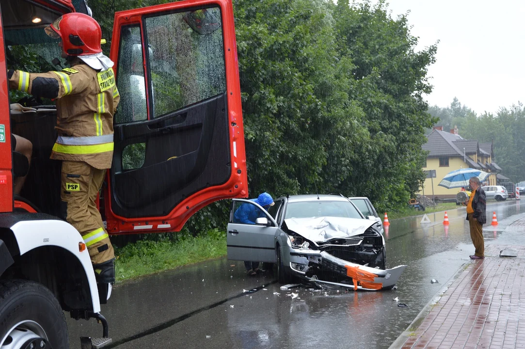 Wypadek drogowy w Ratoszynie Pierwszym