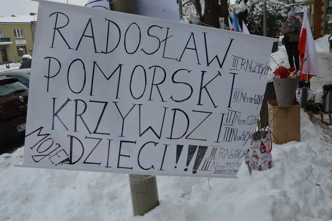 Protest przed Sądem Rejonowym w Opolu Lubelskim