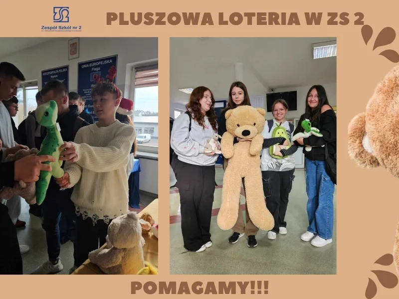 Pluszowa Loteria w ZS nr 2 w Łukowie