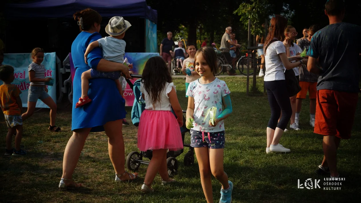 Festiwal Balonów, Baniek Mydlanych i Kolorów w Parku Miejskim w Łukowie