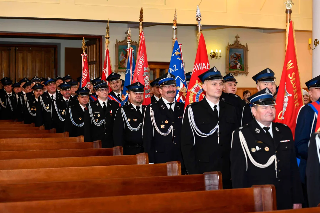 Zarzec Łukowski Msza Św. w intencji zmarłych strażaków z gminy Łuków