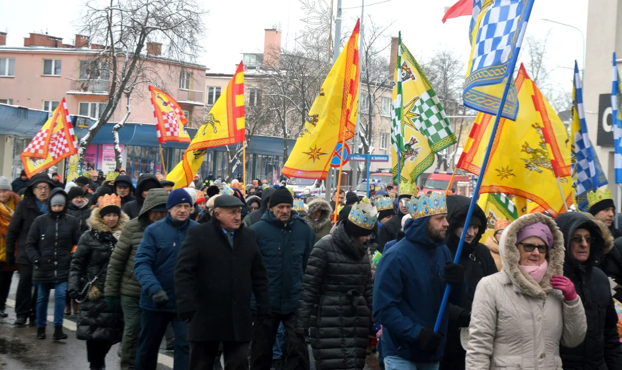 Wędrowaliśmy z Trzema Królami po ulicach Łukowa