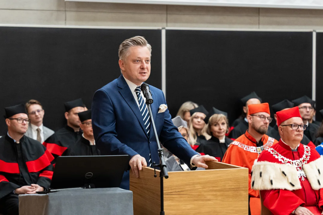 Uroczysta inauguracja na Politechnice Lubelskiej. Powitania i wyróżnienia