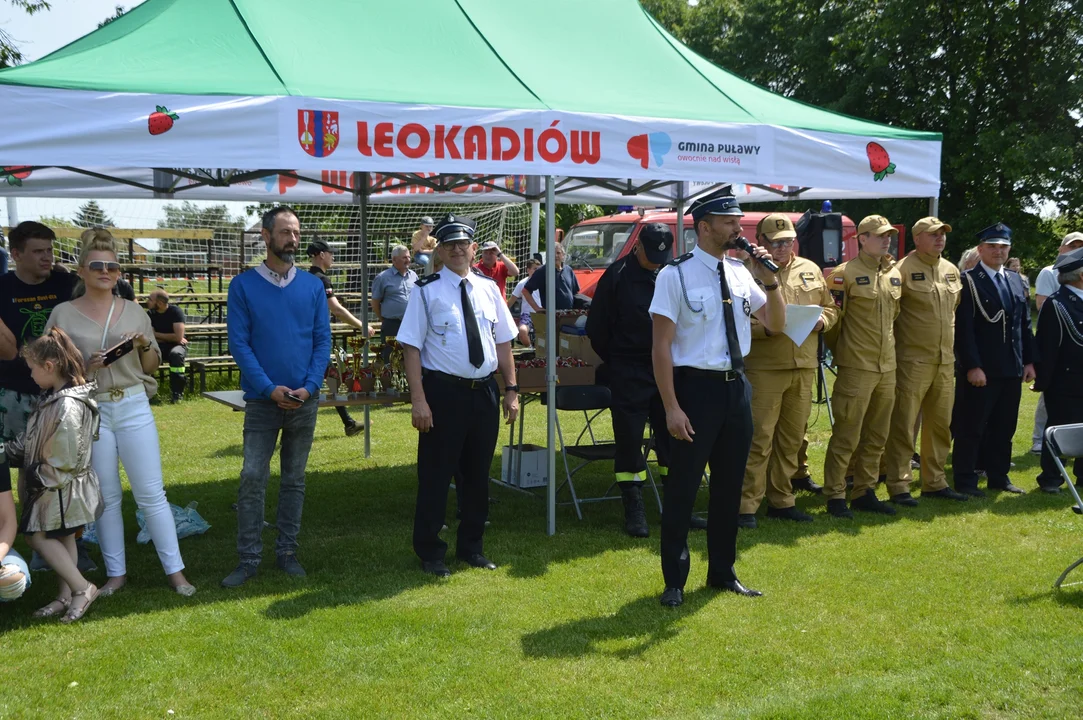 Gminne zawody strażackie w Leokadiowie