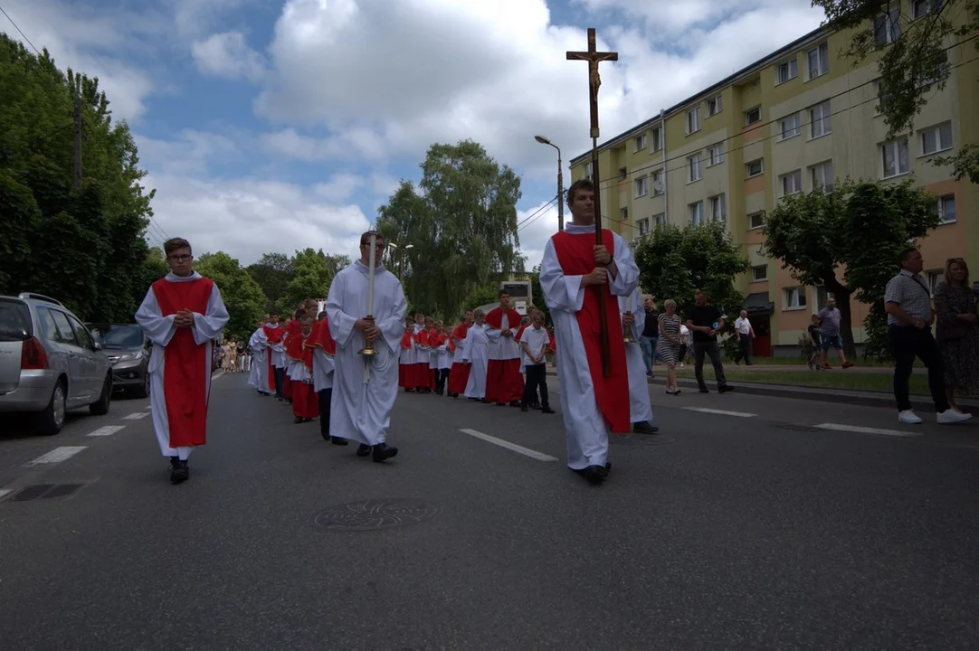 Procesja  Bożego Ciała w Puławach