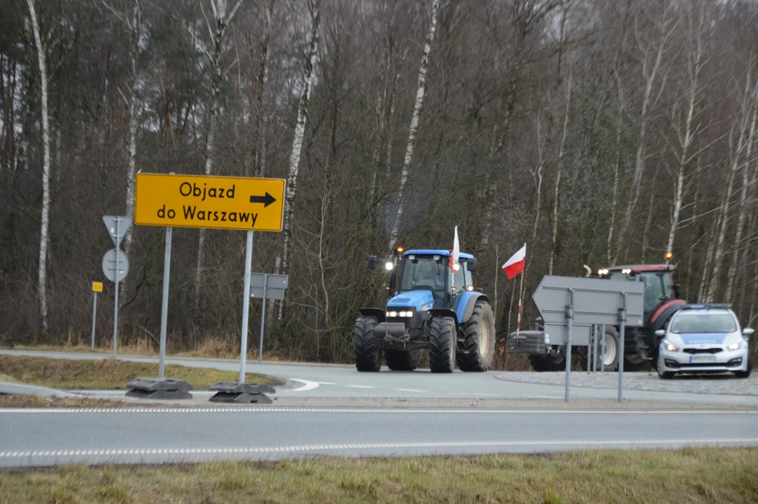 Protest rolników w Żyrzynie