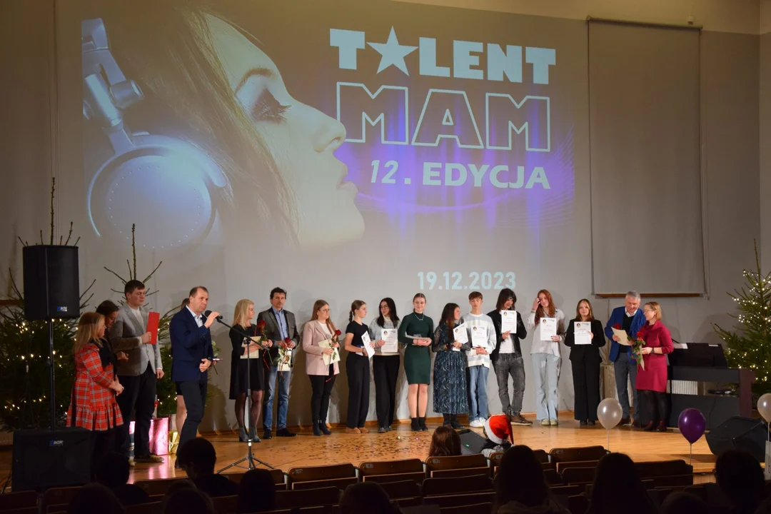 12. Edycja konkursu "TALENT MAM" w I LO im. T. Kościuszki w Łukowie.