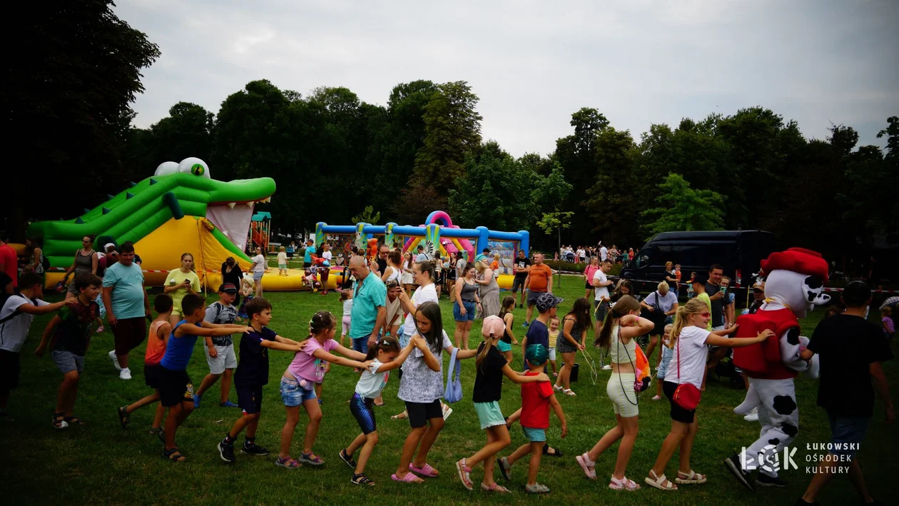 Festiwal Balonów, Baniek Mydlanych i Kolorów w Parku Miejskim w Łukowie