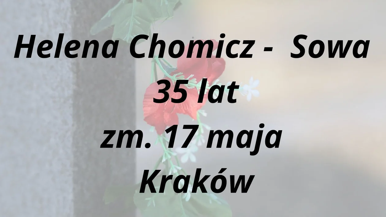 Nekrologi powiat bialski  17 -  29 maja