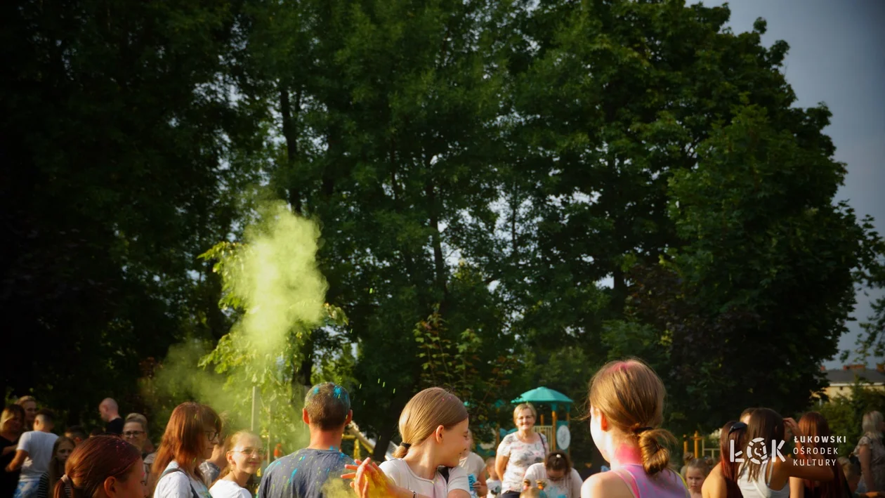 Festiwal Balonów, Baniek Mydlanych i Kolorów w Parku Miejskim w Łukowie