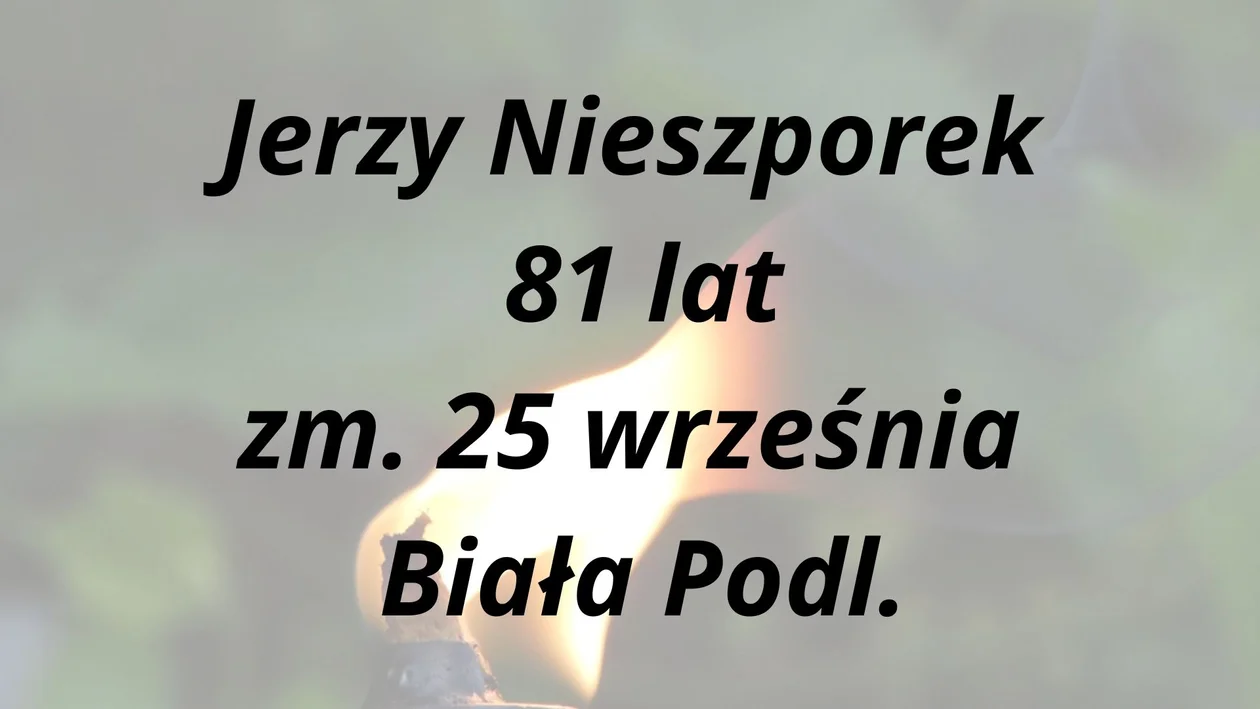 Nekrologi z powiatu bialskiego