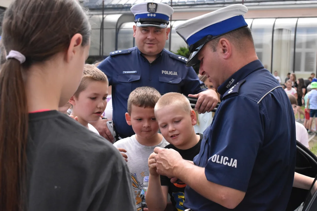 Akcja Bezpieczne wakacje w SP w Końskowoli