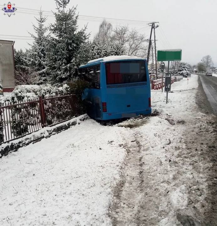 Atak zimy. Policja odnotowała już kilkadziesiąt kolizji na drogach w regionie