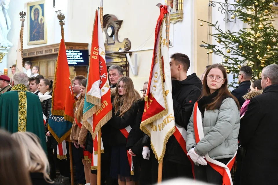 Poświęcenie krzyża i pomnika Pamięci Powstańców Łukowian