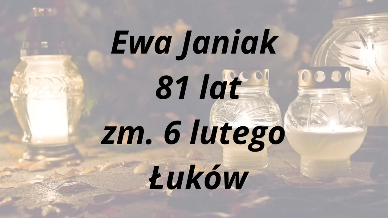 Nekrologi Łuków