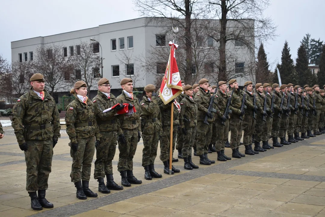 Przysięga żołnierzy WOT w Puławach