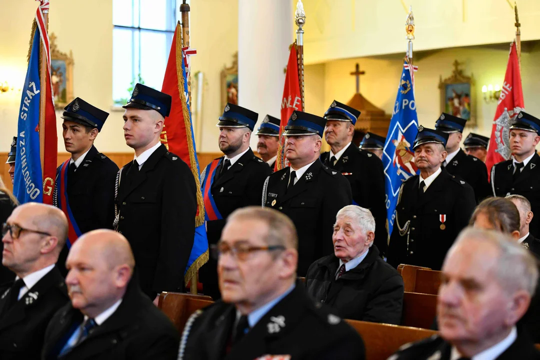 Zarzec Łukowski Msza Św. w intencji zmarłych strażaków z gminy Łuków