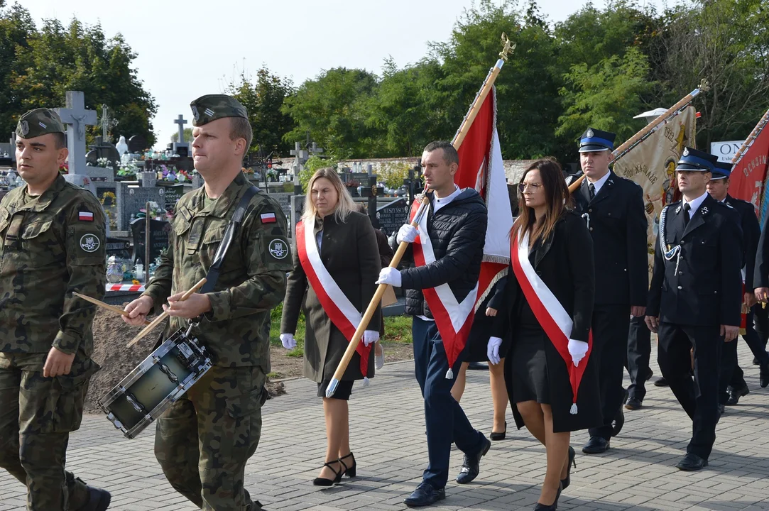 Odsłonięcie nagrobka żołnierza AK Karola Chlebickiego w Chodlu