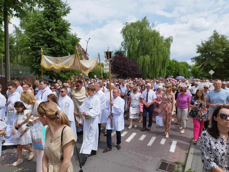 Uroczystość Najświętszego Ciała i Krwi Chrystusa w parafii Świetego Brata Alberta w Łukowie