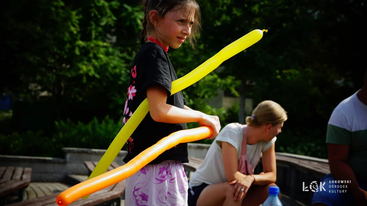 Festiwal Balonów, Baniek Mydlanych i Kolorów w Parku Miejskim w Łukowie