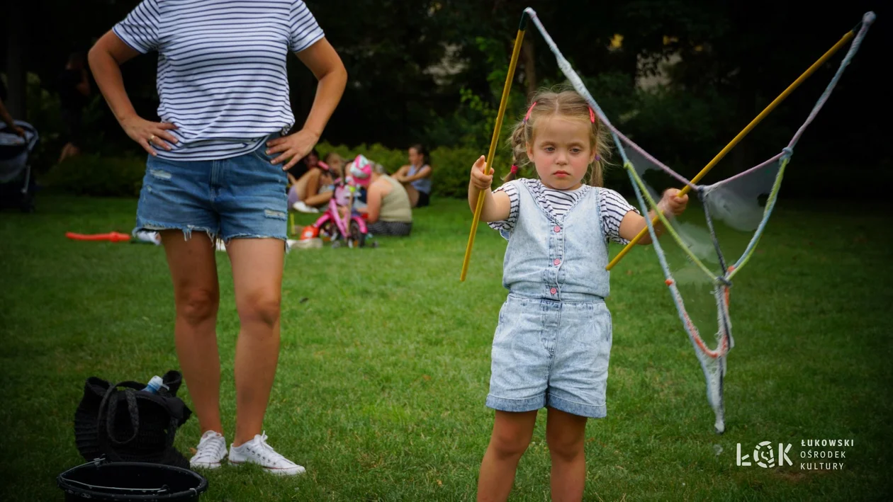 Festiwal Balonów, Baniek Mydlanych i Kolorów w Parku Miejskim w Łukowie