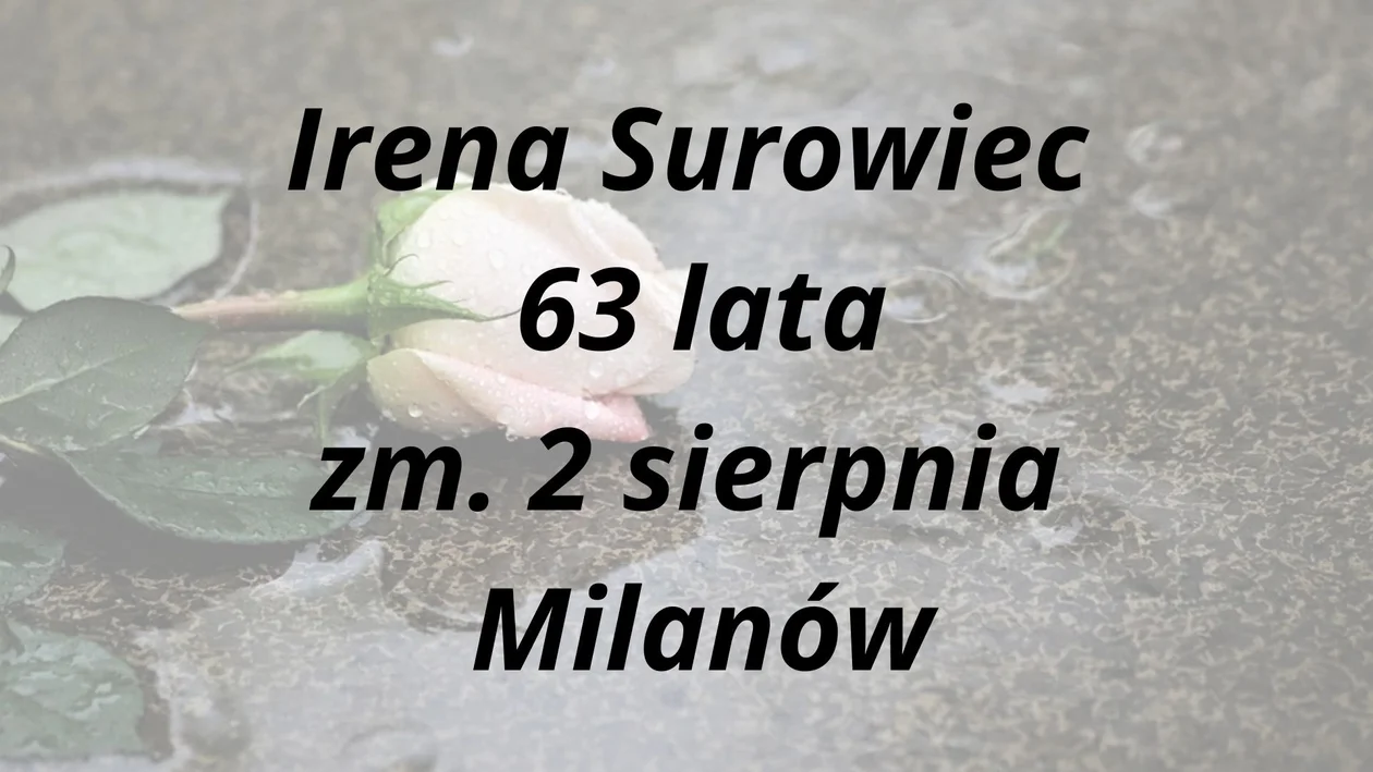 Nekrologi z Parczewa ( 2 - 10 sierpnia)