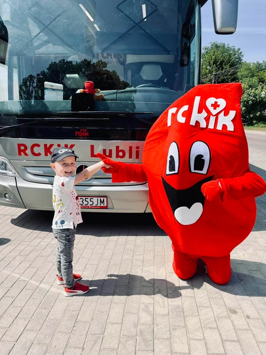 Zbiórka  krwi dla Szymonka Kościeszy w Toczyskach