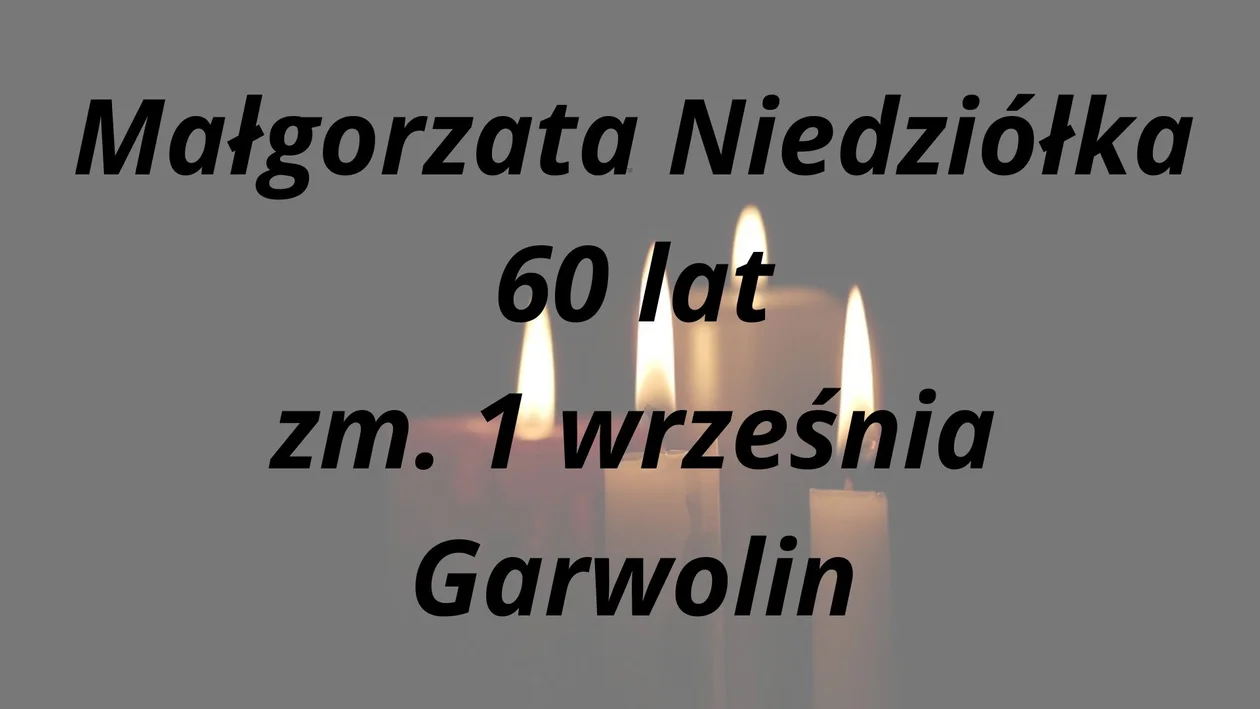 Nekrologi z Garwolina - wrzesień