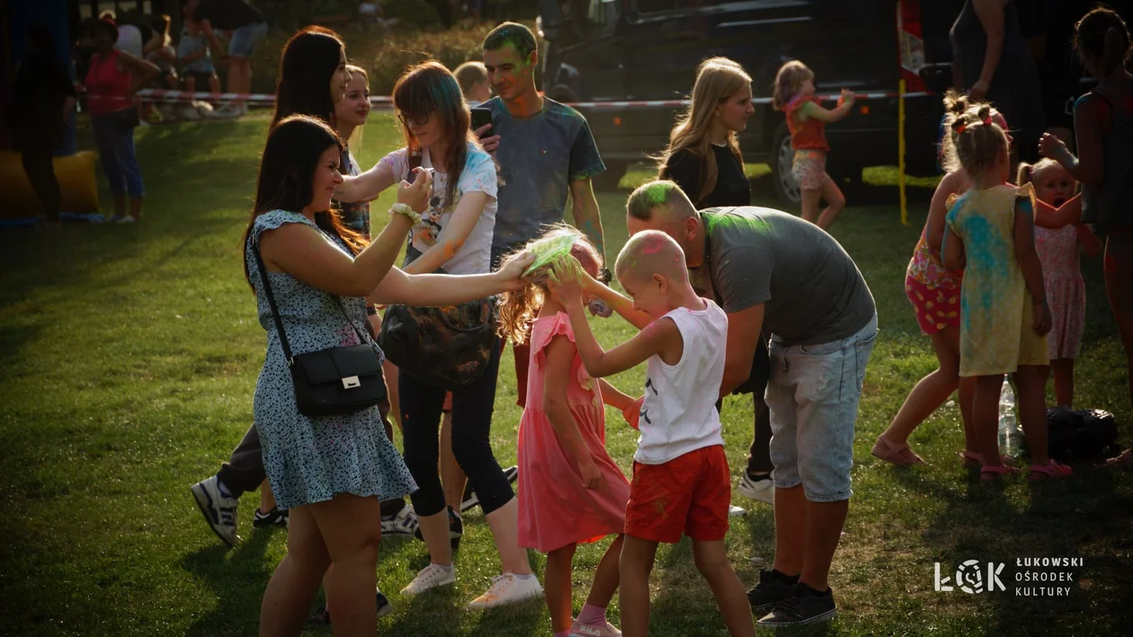 Festiwal Balonów, Baniek Mydlanych i Kolorów w Parku Miejskim w Łukowie