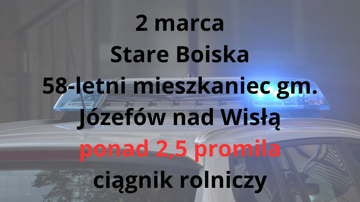 Nietrzeźwi kierowcy z powiatu opolskiego