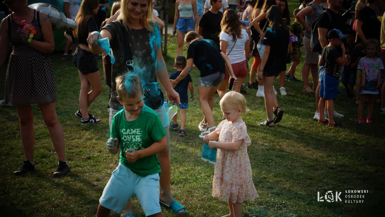 Festiwal Balonów, Baniek Mydlanych i Kolorów w Parku Miejskim w Łukowie