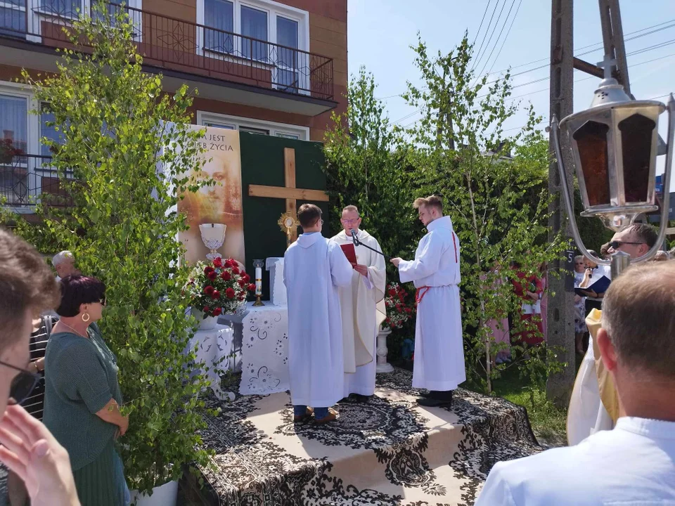 Uroczystość Najświętszego Ciała i Krwi Chrystusa w parafii Świetego Brata Alberta w Łukowie