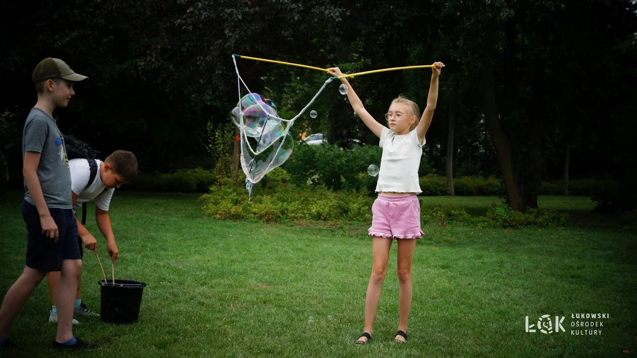 Festiwal Balonów, Baniek Mydlanych i Kolorów w Parku Miejskim w Łukowie