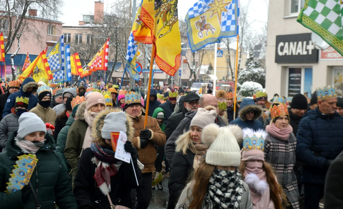 Wędrowaliśmy z Trzema Królami po ulicach Łukowa