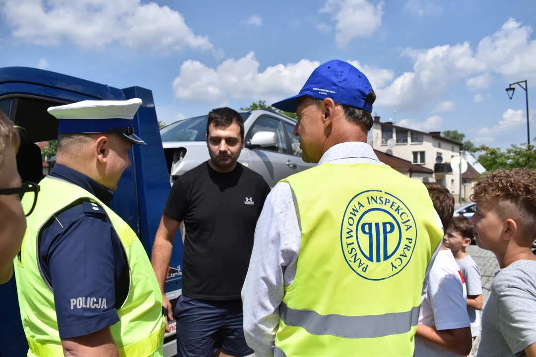 Akcja Bezpieczne wakacje w SP w Końskowoli