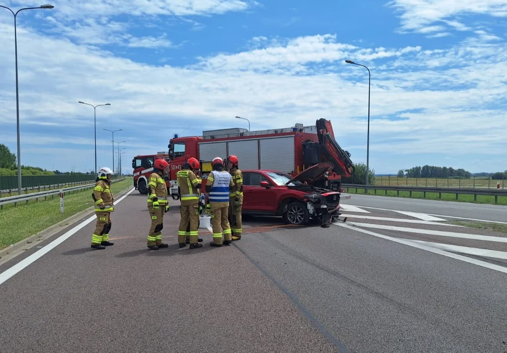 Wypadek na S17 pod Puławami