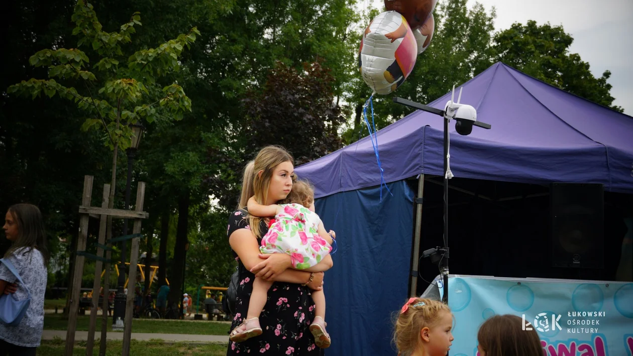 Festiwal Balonów, Baniek Mydlanych i Kolorów w Parku Miejskim w Łukowie