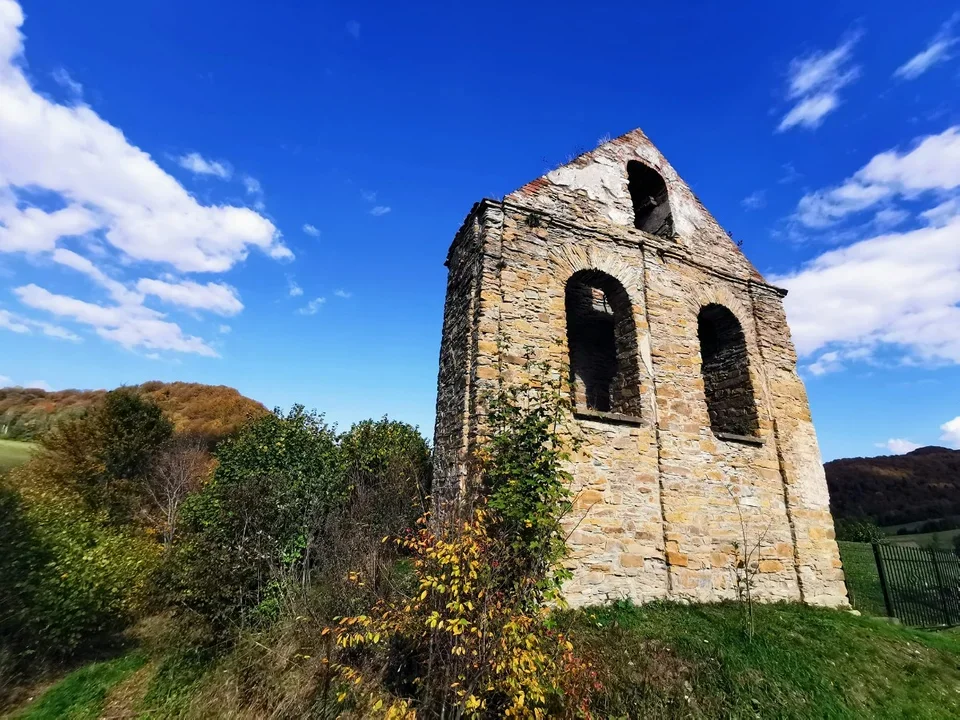 Czerwony październik w Bieszczadach